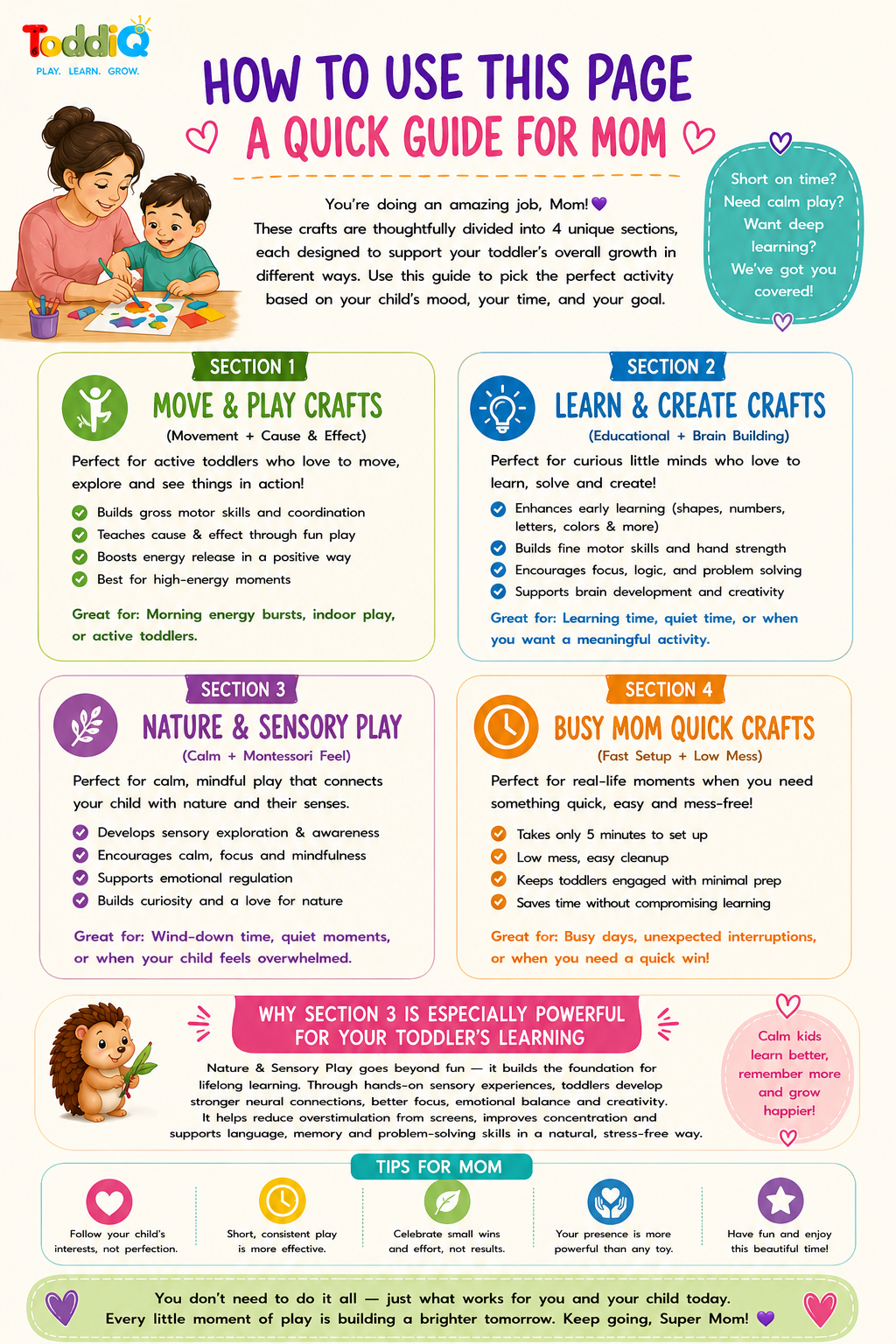 ToddiQ CRAFT — Easy Screen-Free Toddler Crafts & Activities | Digital Download