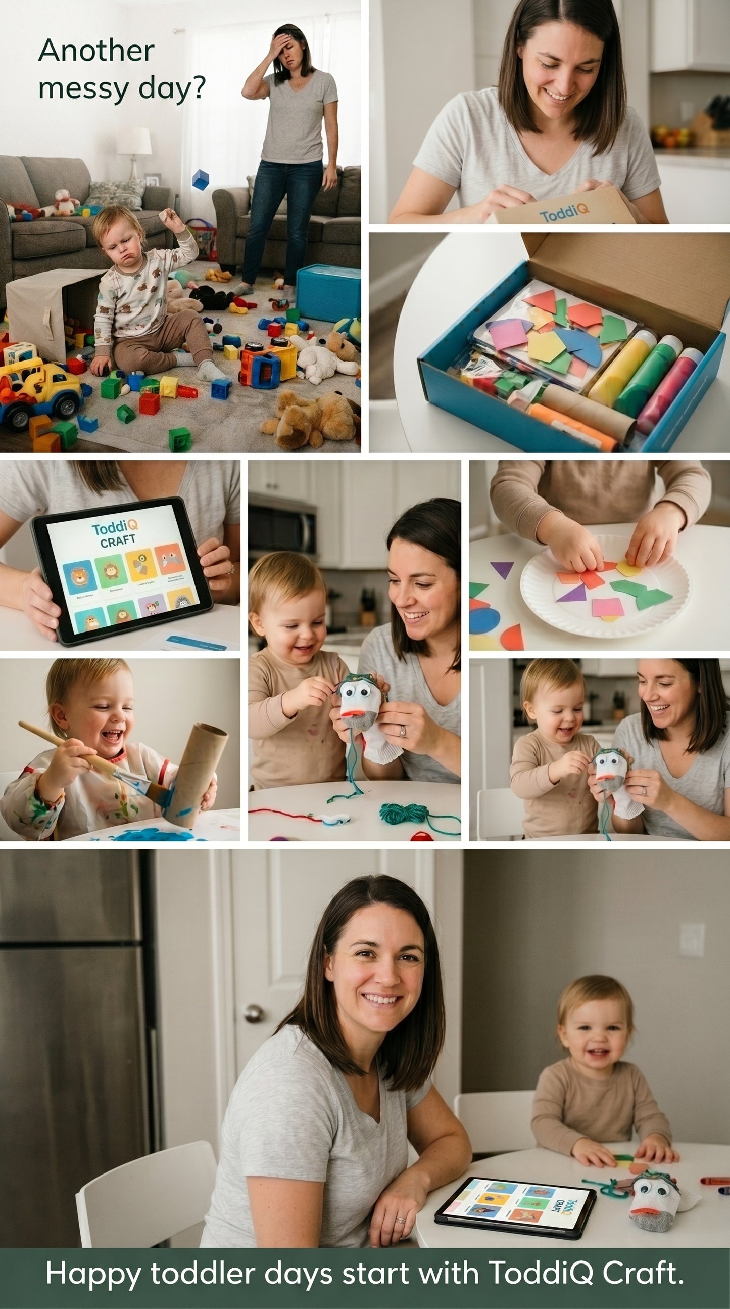 ToddiQ CRAFT — Easy Screen-Free Toddler Crafts & Activities | Digital Download