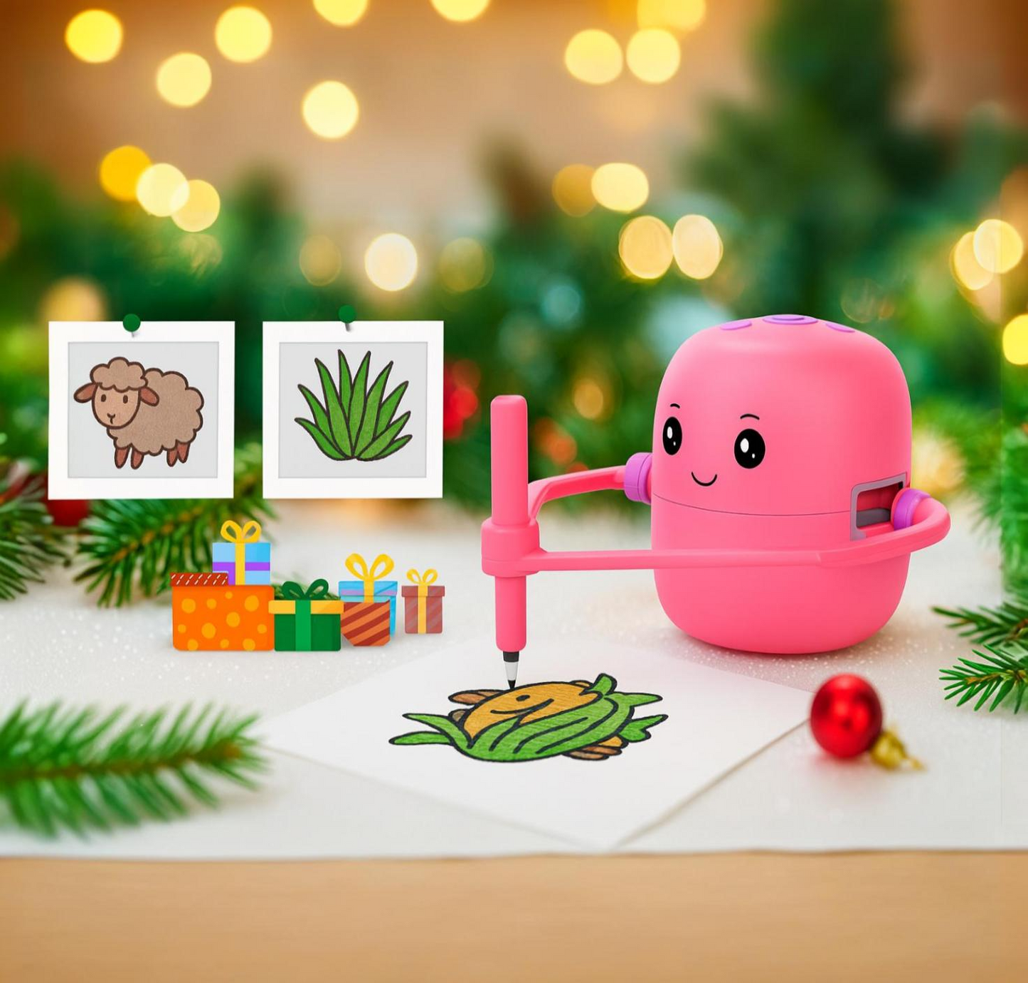 ToddIQ™ Drawing Robot-Screen-Free Creative Play That Helps Kids Focus & Finish